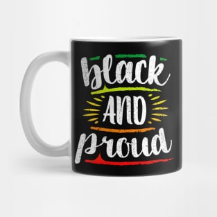 Black and Proud - Black Power - Black Power - BLM - Pride Mug